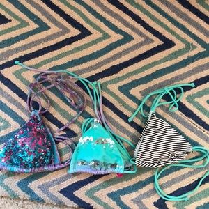 Victoria’s Secret Size XS Triangle Swim Tops